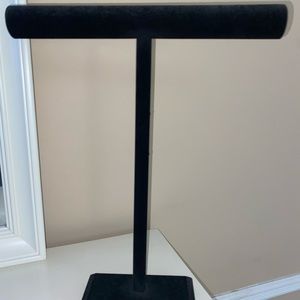 Black Velvet Necklace Holder